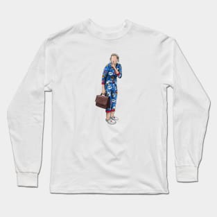 Villanelle - Killing Eve,illustration, poster, wall art, Jodie, Sandra, outfit, fashion, perfume, sorry baby, suit, dress Long Sleeve T-Shirt